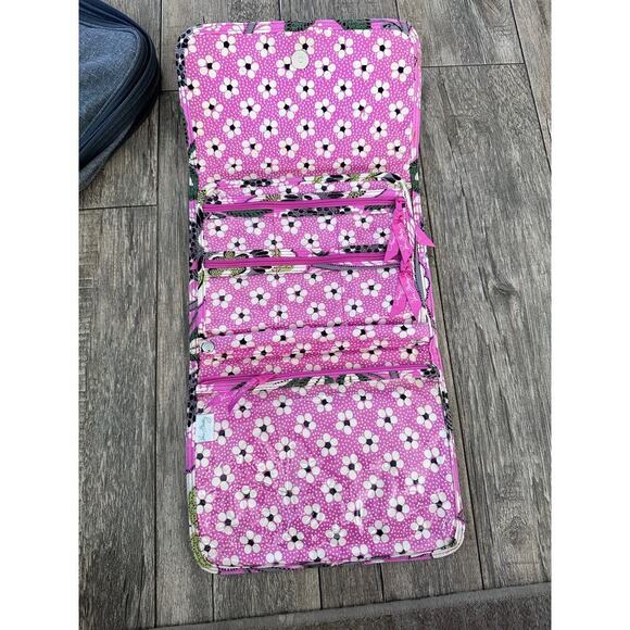 Vera Bradley Kid's Pink Diaper Flap Adjustable Strap Priscilla Messenger Bag - Picture 3 of 7